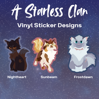 A Starless Clan Vinyl Stickers