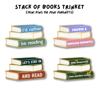 Stack of Books Trinket