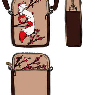 Preorder Kitsune Sakura Satchel Bag