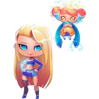 Sticker: Mercedes Chibi