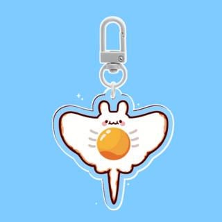 Raymond the Egg Ray Keychain
