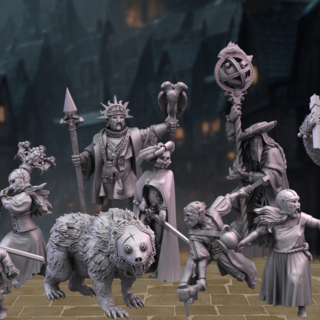 cursed cavalcade resin warband