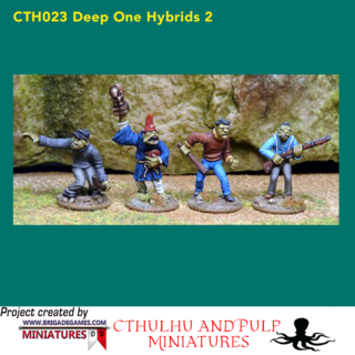 CTH023 Deep One Hybrids II (4 models)(unpainted)