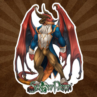 Xandar Scaldtongue 3x4" Die Cut Sticker