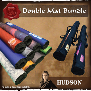 Double Hudson 30" x 38" Game Mat Bundle