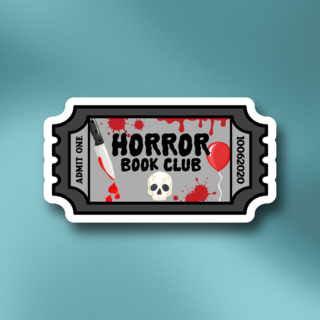 Book Club Sticker - Horror