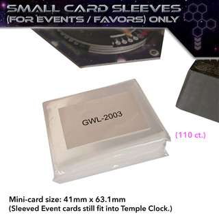 Card Sleeves - Small Cards Only