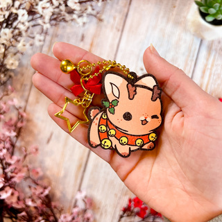 Rudolph Wooden Charm | SB 🐰