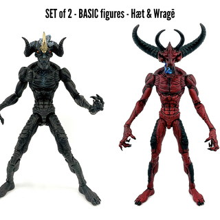 PREORDER - SET of 2 - BASIC figures - Hæt & Wragē