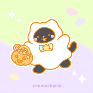 Boo Kitten Pin