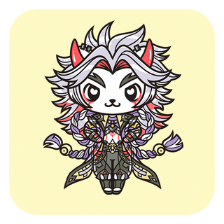 Genshin Impact Itto Enamel Pin