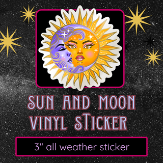 STICKER- SUN & MOON