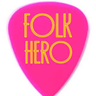 Enamel Plectrum Pin Badge