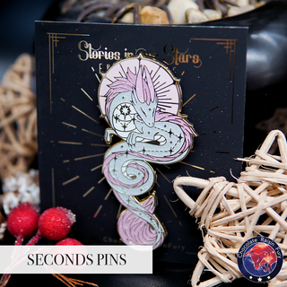 Draco Pink SECONDS Pin