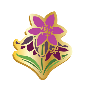 Mini Pin | Wildflower - Chocolate Lily