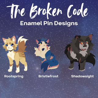 The Broken Code Enamel Pins