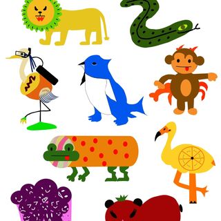 Mash-Up Friends Sticker Sheet