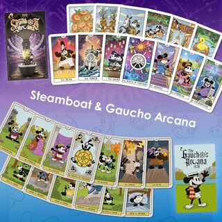 Set of Steamboat Arcana 1928 & Gaucho's Arcana 1928 Standard Sized Decks