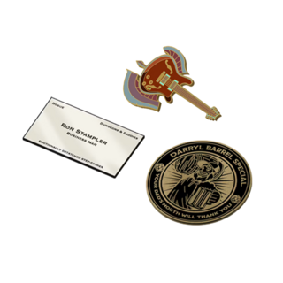 📍 Pin Set #1 - Battle Axe, Business Card, and Darryl Barrel 📍