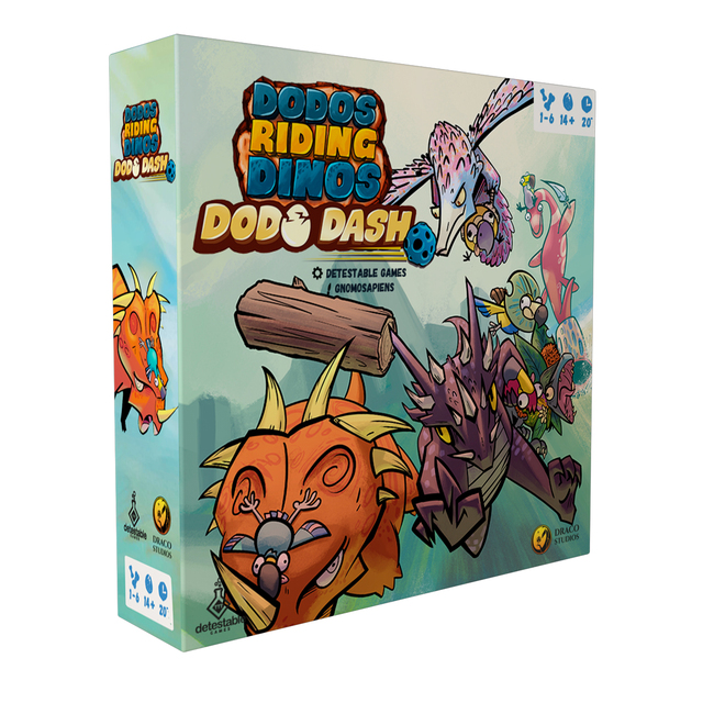 Dodos Riding Dinos reprint and new Dodo Dash expansion! by