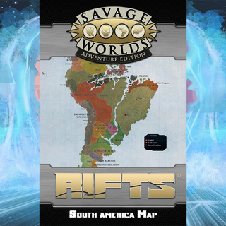 Rifts® Map of South America