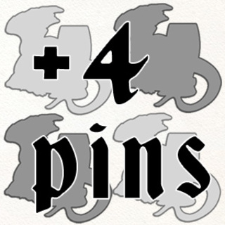 Four pins - Pre Order