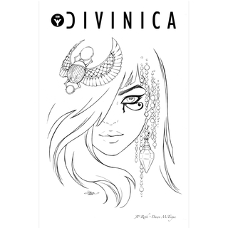 Divinica 3: Veiled Isis Lineart Edition