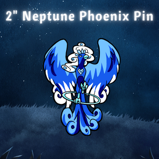 Neptune Phoenix Planetary Pin