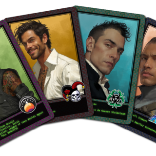 Large Art Cards, Set of 4