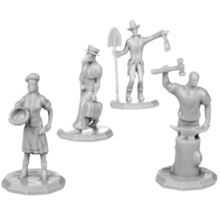 *Unpainted Tradesmen Set | Monster Adventure Townsfolk Minis