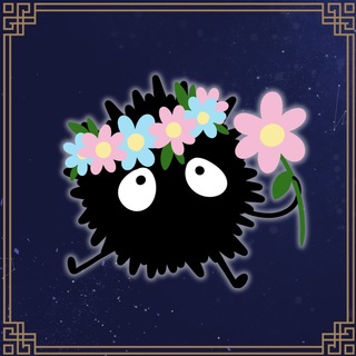 Soot Sprite Pin (Flower)