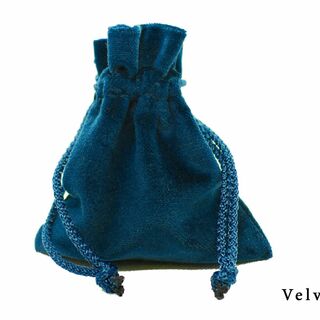 Velvet Pouch - Blue