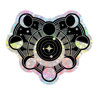 Cœur Céleste glittery sticker
