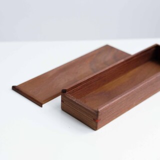 Hako Slide-door Multifunctional Wooden Box