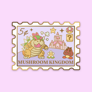 Mushroom Kingdom Enamel Pin