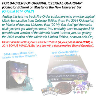 Owner of original Collector/EGOTO or MOTNU