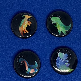 Space Dinos Mini Button Set