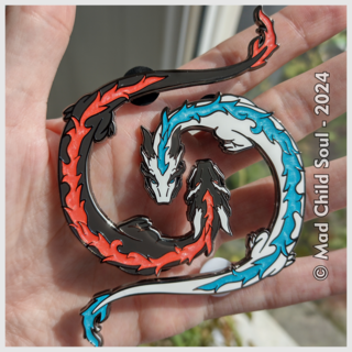 Yin & Yang Dragon (Fire)