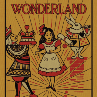 Magnet of Alice in Wonderland by Lewis Carroll 2x3"