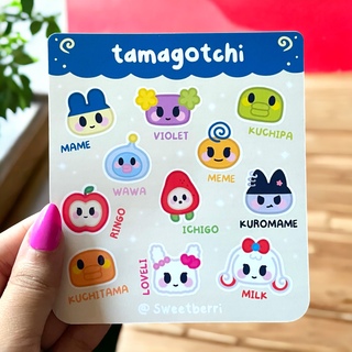 Tamagotchi Sticker Sheet