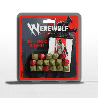 Werewolf, Set de Dés et cartes de forme