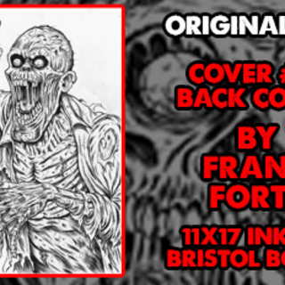 Original Art-Zombie Terrors #1B Back Cover