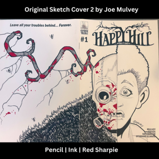 Happy Hill #1 Sketch Cover 2 (Mulvey Original Art)