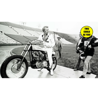 Original EVEL KNIEVEL Comics Story Starring YOU