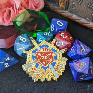 D20 - Choose Your Weapon Pin