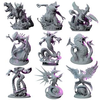 Monster Miniature Bundle (9 Miniatures)