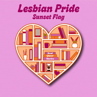 Read Queer Stories Sticker - Lesbian Pride 2"