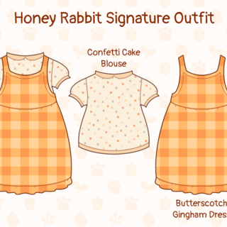 (Outfit Bundle) Honey Rabbit Signature Outfit