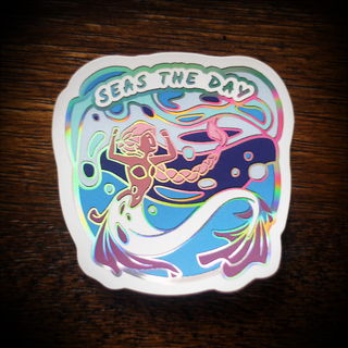 "Seas the Day" Sticker