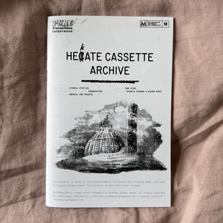 Hecate Cassette Archive Zine